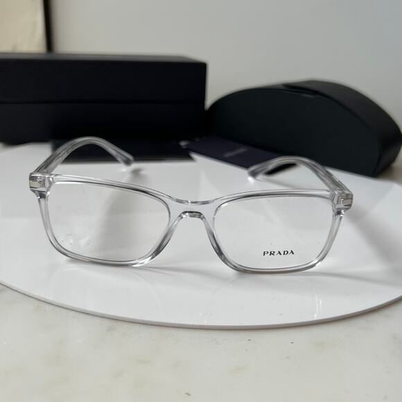 NEW Prada PR14WVF Frames in Crystal Transparent - Picture 9 of 11